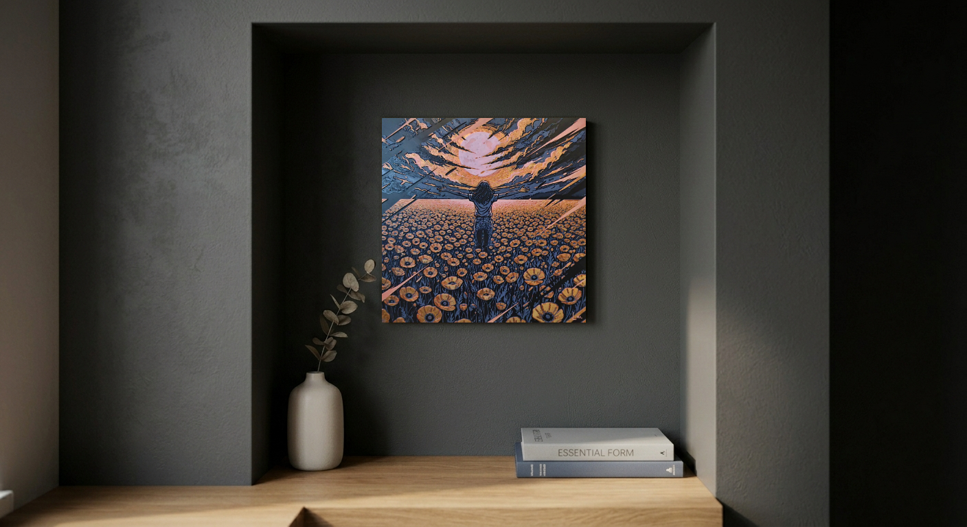 Golden Moonfield Horizon